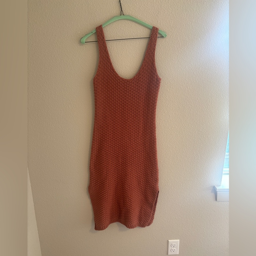 Lovers + Friends knit sleeveless midi dress XS